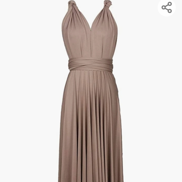 Edaydress Dresses & Skirts - NWT Infinity Dress Taupe Tan XL (fits size 14-22)